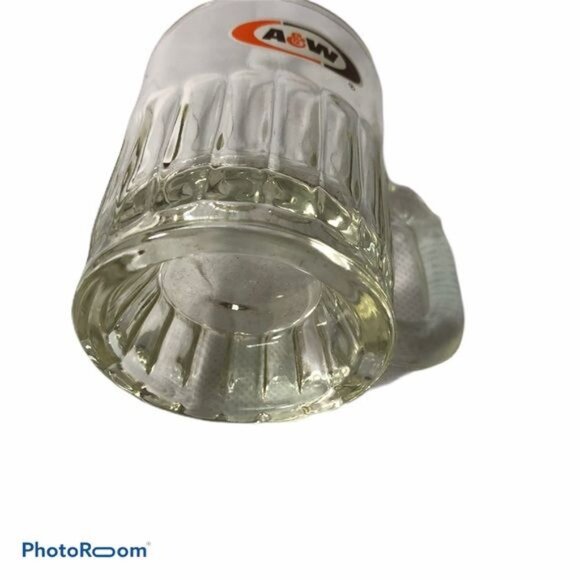 Vintage A & W tiny collector mug mini 3x3" clear handle READ - Picture 2 of 8